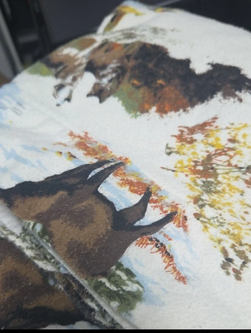 Cozy Wildlife Mainstays Flat Flannel Sheet